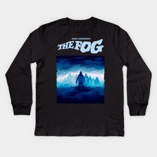 The Fog Illustration by Burro Kids Long Sleeve T-Shirt